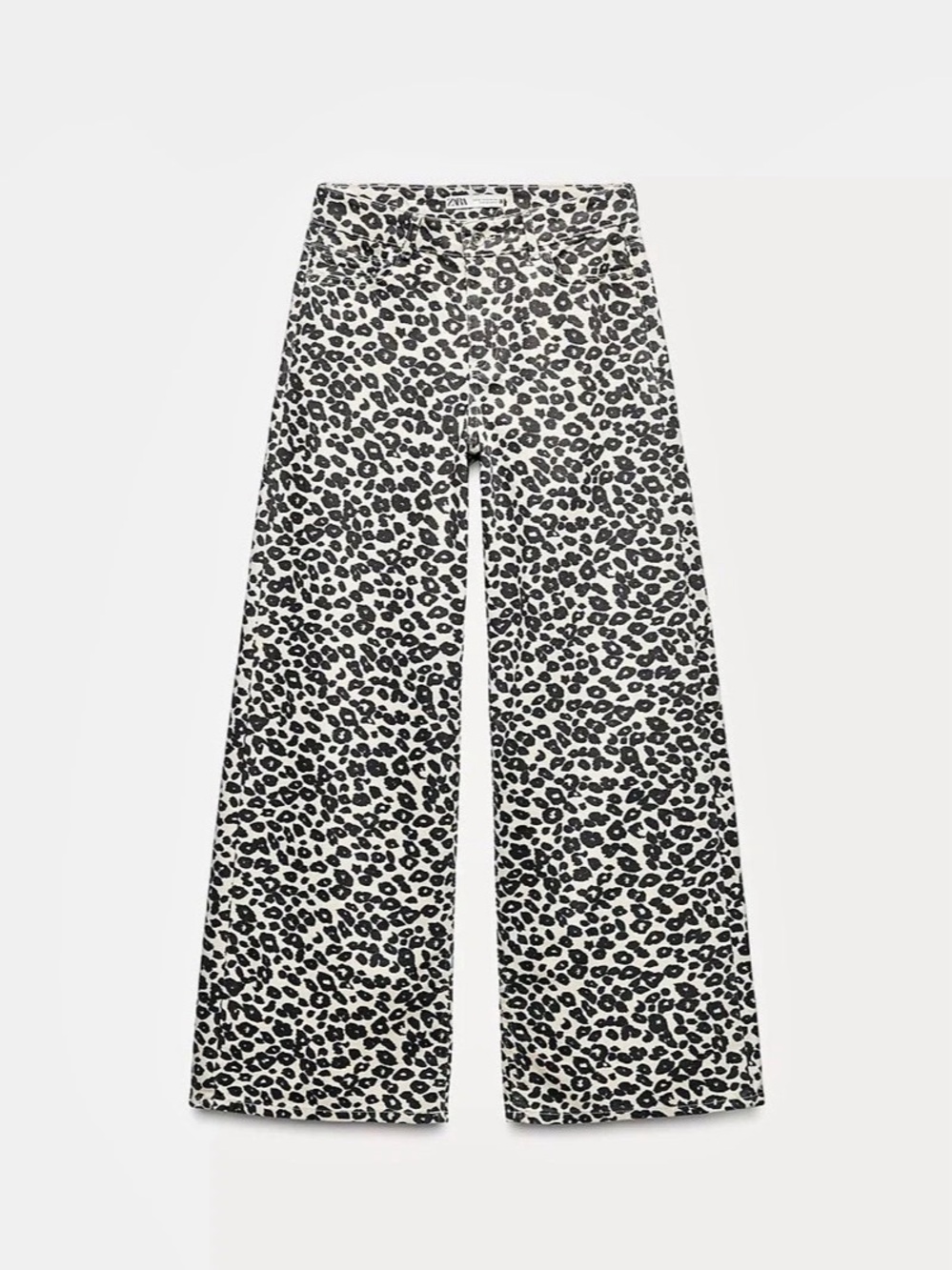 Zara Cheetah Print Jeans